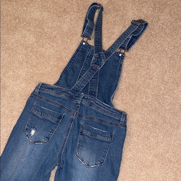 Skinny denim overalls - Picture 4 of 4